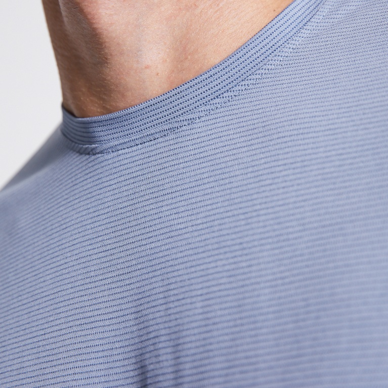 Lightweight tee "Od" Dusty Blue